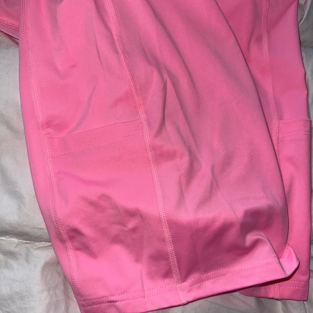 All in Motion Pink Flex Athletic Dress w/ Built-In Shorts Bra UPF 50+ NWT - Picture 8 of 8